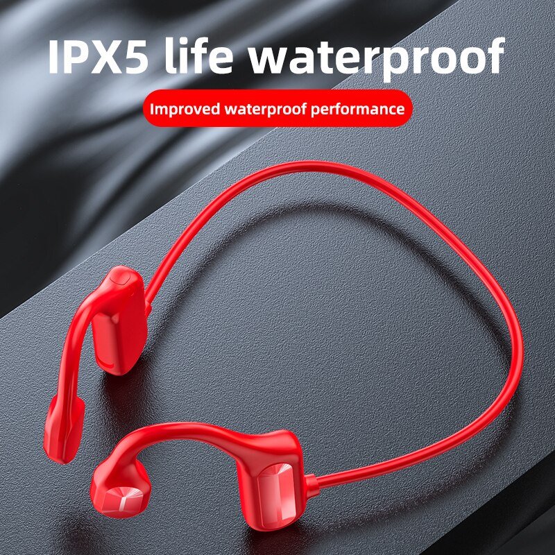 Uniwersalny zestaw słuchawkowy Bone Conduction bezprzewodowy zestaw słuchawkowy Stereo sport do laptopa Tablet Iphone Mini HIFI wodoodporny zestaw słuchawkowy