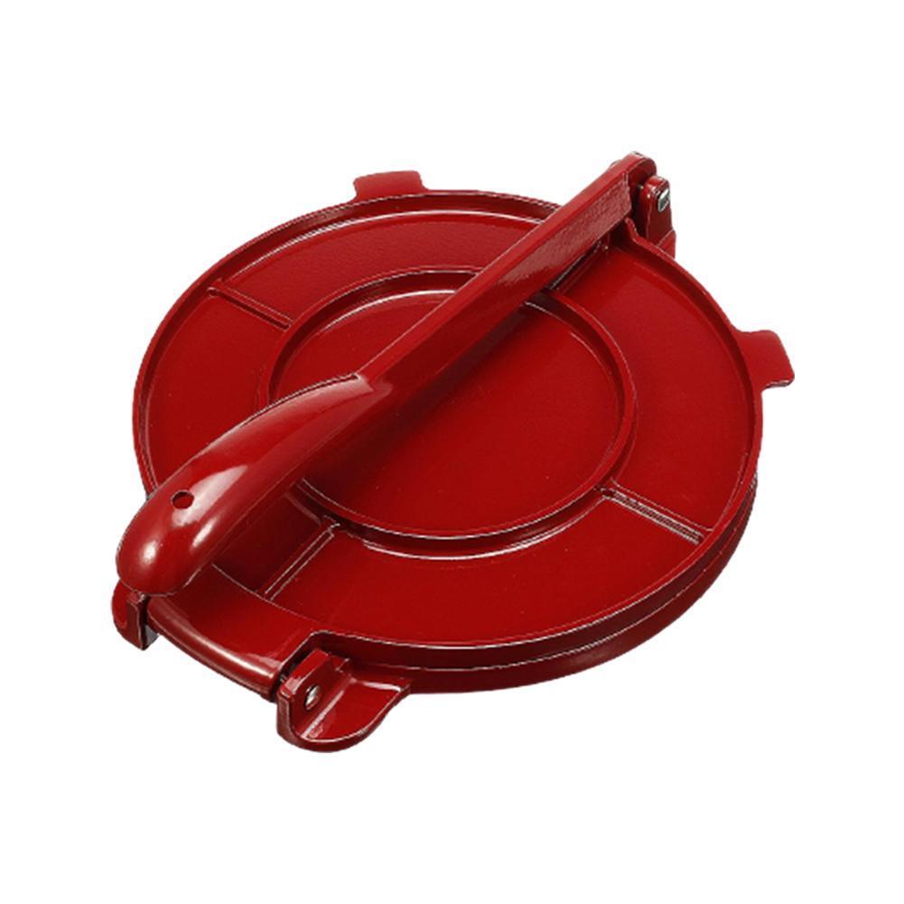 20cm tortilla maker trykk aluminium foldable hjem kjøkken trykk verktøy diy mel korn verktøy baking pai dingser maker bakew  o0 s 2