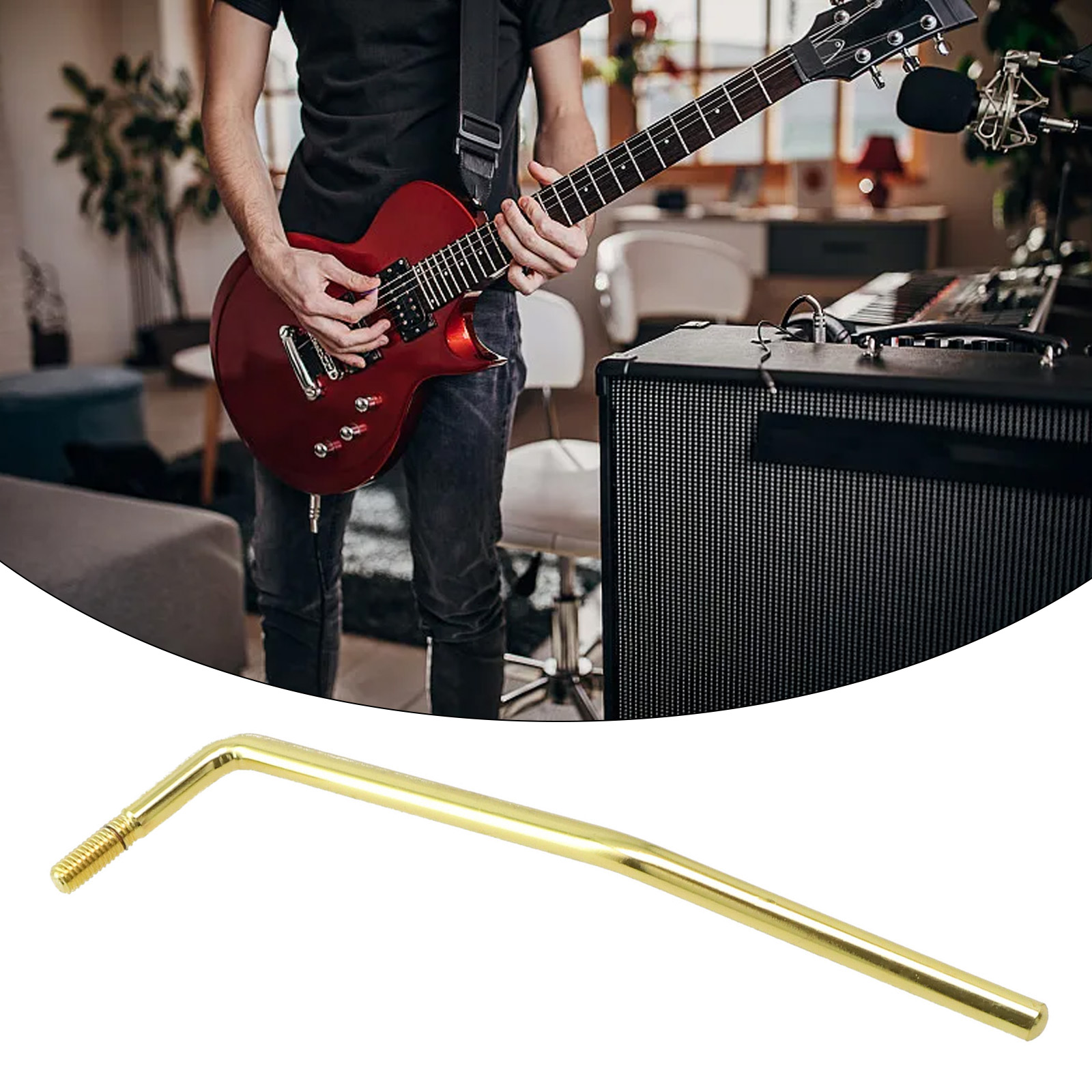 Wkręcane ramiona Tremolo Whammy Bar 6MM 3 kolory można wybrać akcesoria do instrumentów strunowych 17x4x2cm metal trwały praktyczny