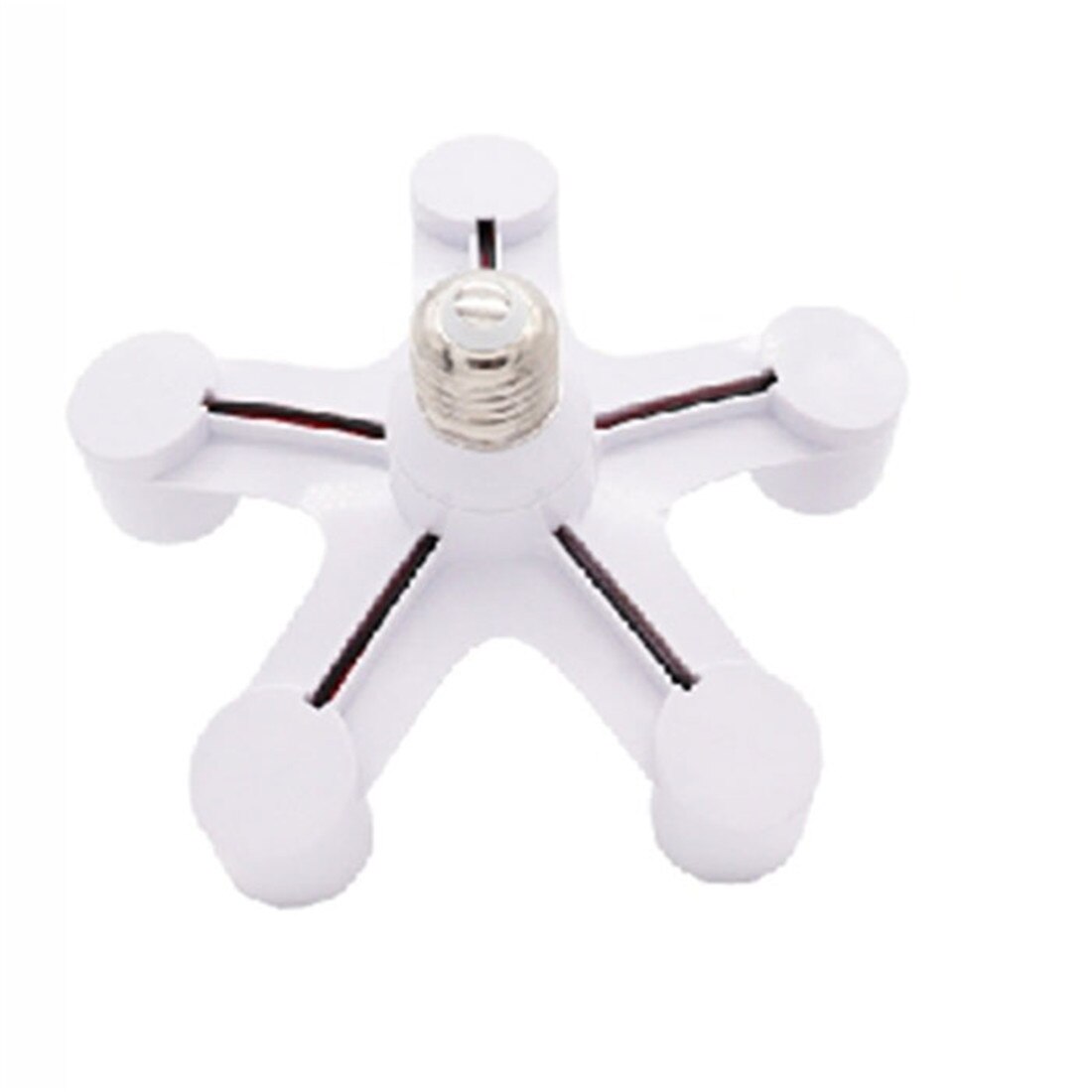 5 in 1 Light Socket Splitter Household Screw Socket Multi Adapter Converter for Standard LED E27 Bulb,Garage,Kitchen,Dining Room