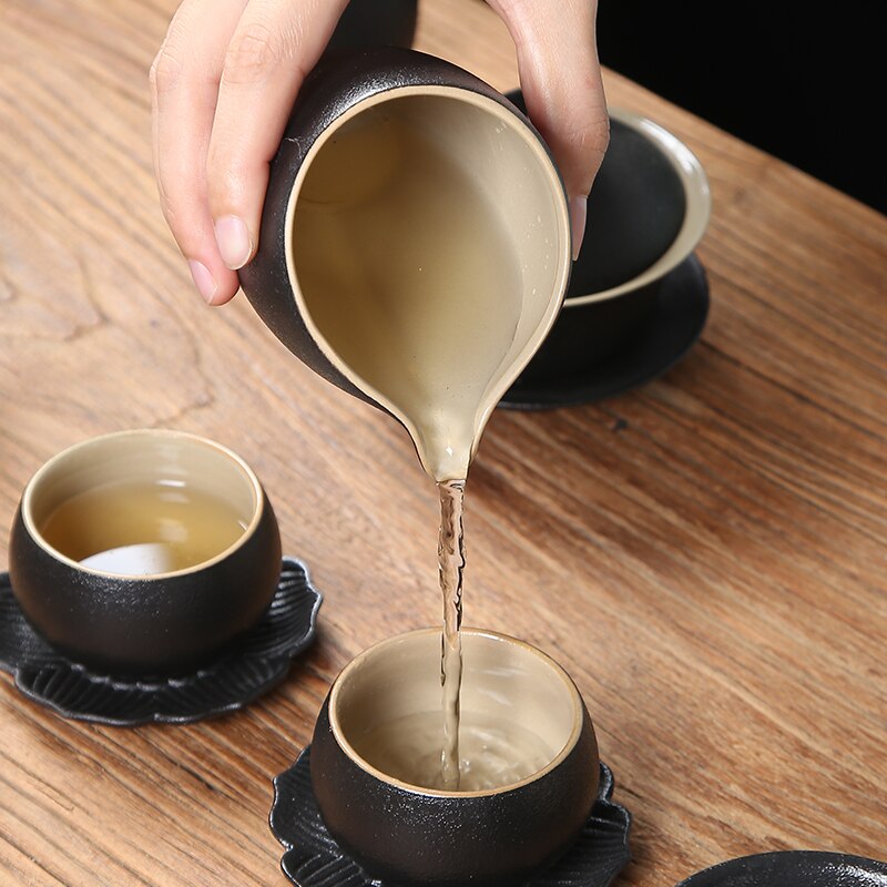 Muxianju, jarras de té de cerámica chinas, accesorios de té chahai gongdaobei kung fu