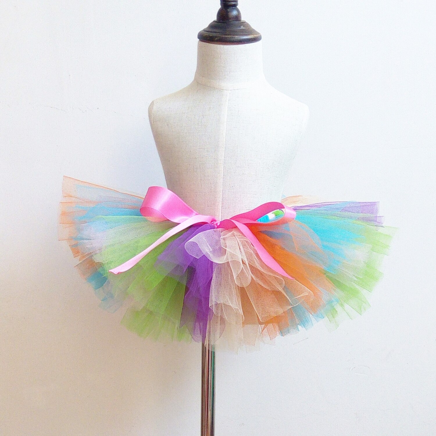 Saia tutu de aniversário para meninas roupa de festa para fotos