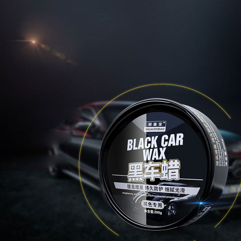 Auto Black Wax Care Waterproof Film Coating Hard Wax Paint Repair Scratch Portable Car Wax Polishing