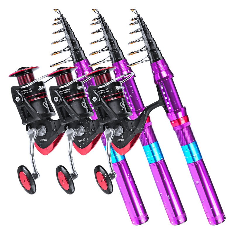 peche a la carpe article de pêche canne à pêche casting ensemble casting canne et moulinet canne a peche Sougayilang – canne à pêche Spinning de 2.1 à 3.6M, accessoire Combo de pêche à la mouche et moulinet