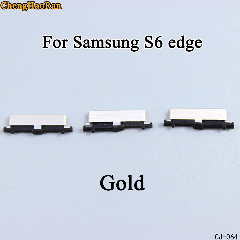 ChengHaoRan Zijknop Voor Samsung S6 S6 rand Telefoon geval kant knop switch power volume knop reparatie onderdelen vervanging