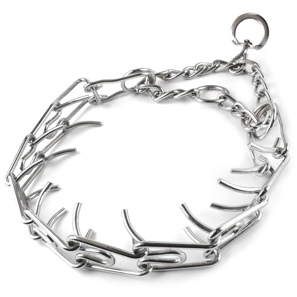 Metal Pinch Dog Training Chain Collar Prong Pet Choke Collars Grandado