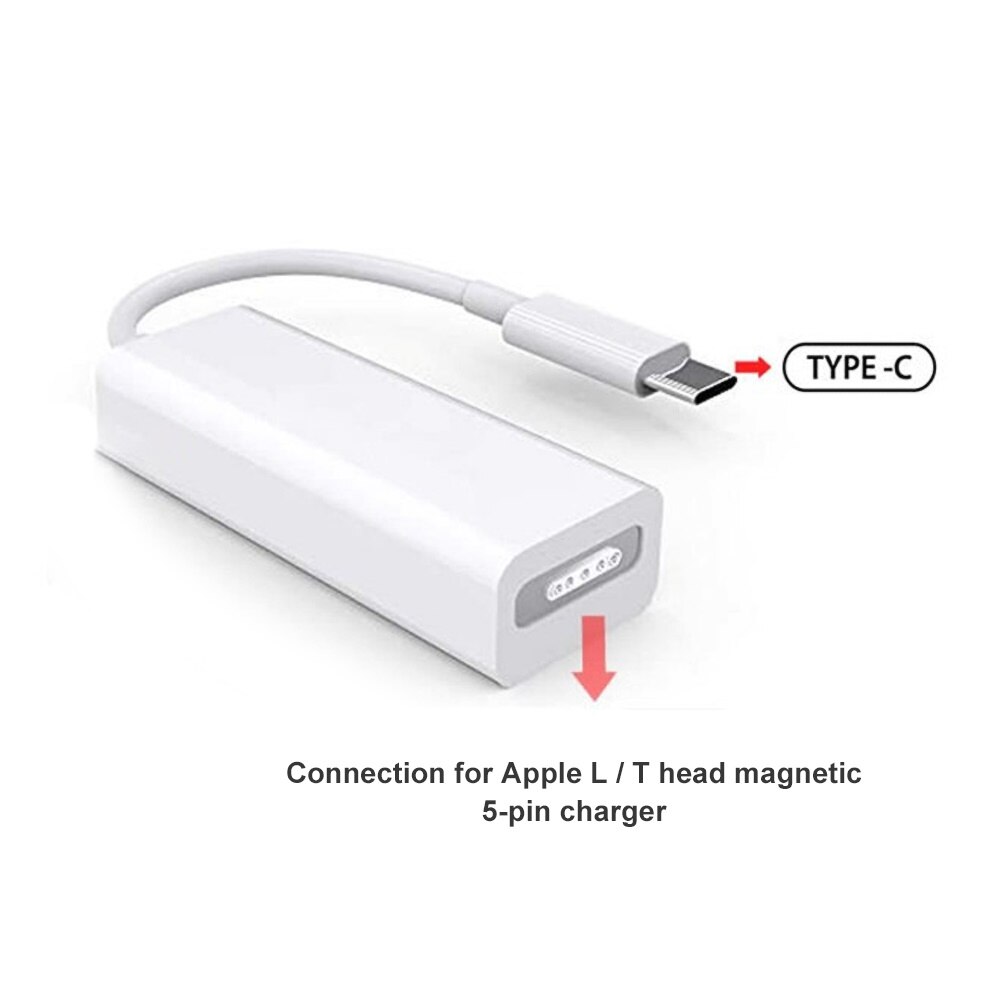 Tipo USB-C para magsafe1 2 adaptador 45w/60w/85w cabo de carregamento para macbook pro 15