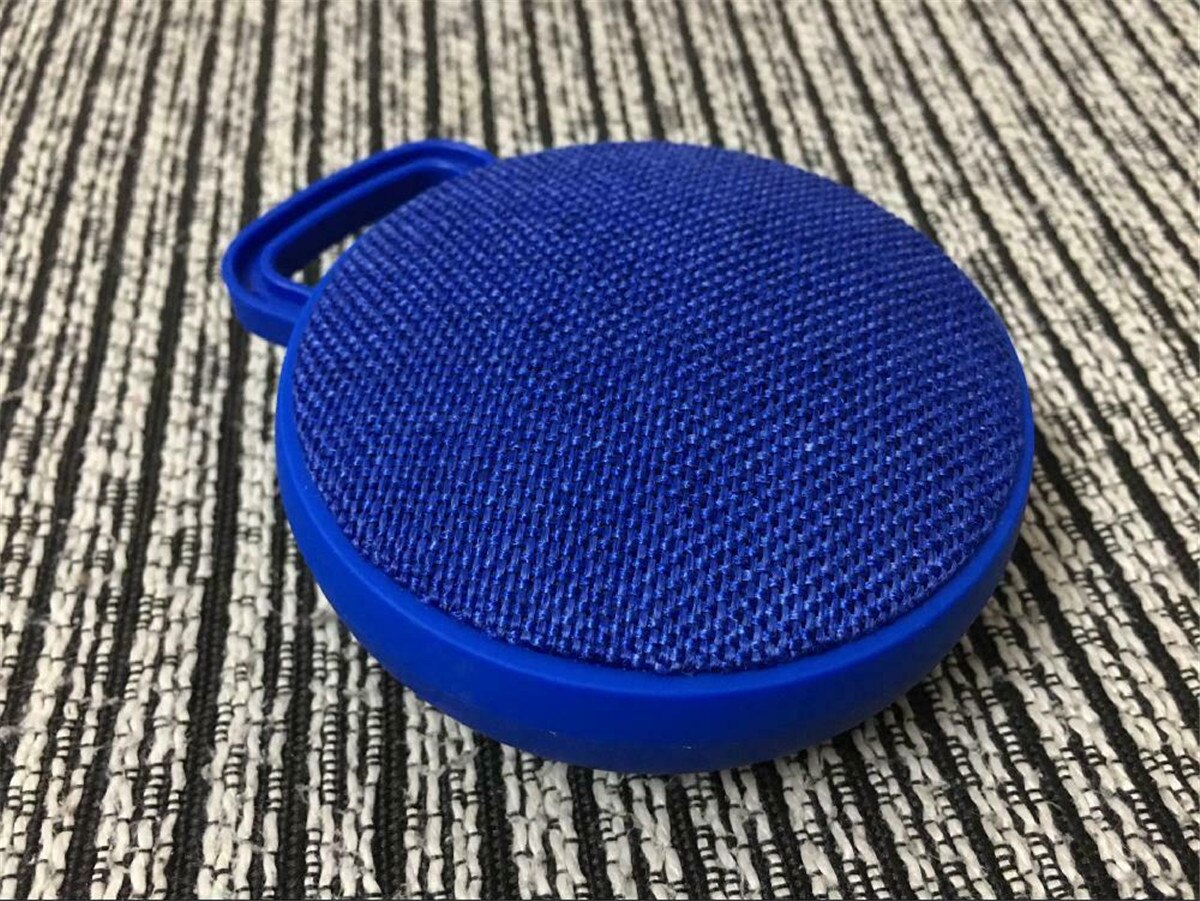 Super bas mini bærbar bluetooth trådløs stereohøjttaler til smartphone tablet bærbar trådløs bluetooth højttaler udendørs: Blå