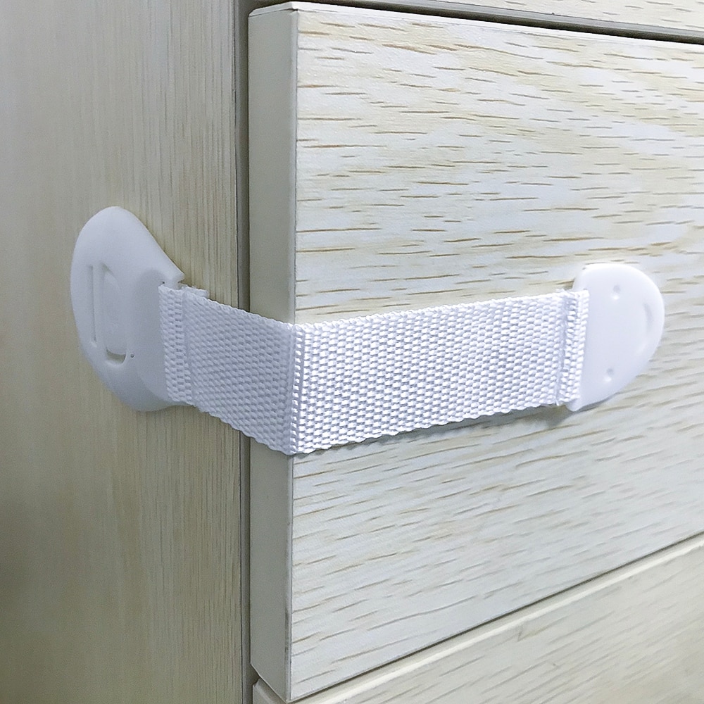 10pcs Child Safety Lock Security Drawer Latch Protection From Baby on Furniture Cabinet Door Lock Window Baby Drawers Protection