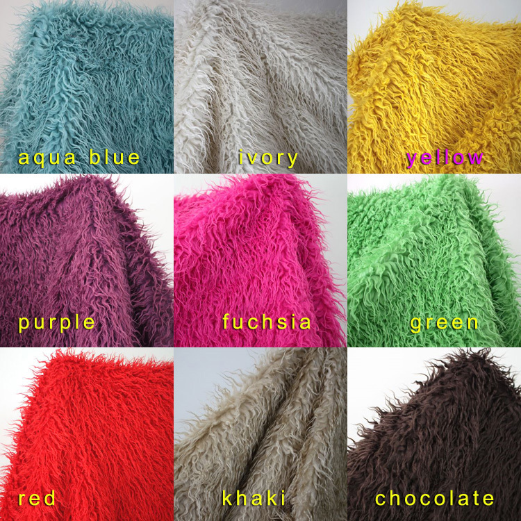 Mongoolse Krullend Schapen Faux Fur Stof Pasgeboren Baby Fotografie Props Faux Wol Mand Stuffer Deken Kleed 60 "BTY 150x92 cm