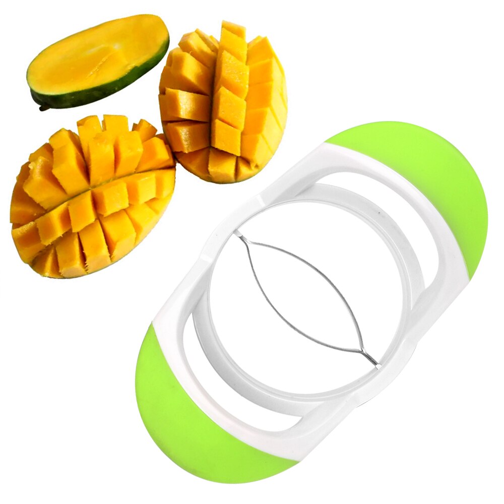 Bærbar frugt mango udskærer splitter skærer fersken kerner køkkenværktøj med komfortabel greb gadget frugt mango skærer splitter