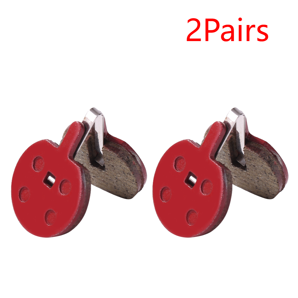 Pastillas de freno hidráulicas universales para bicicleta de montaña, piezas de bicicleta de montaña, pastilla de freno de disco de resina orgánica, accesorio para bicicleta, 1-20 pares: YELLOW