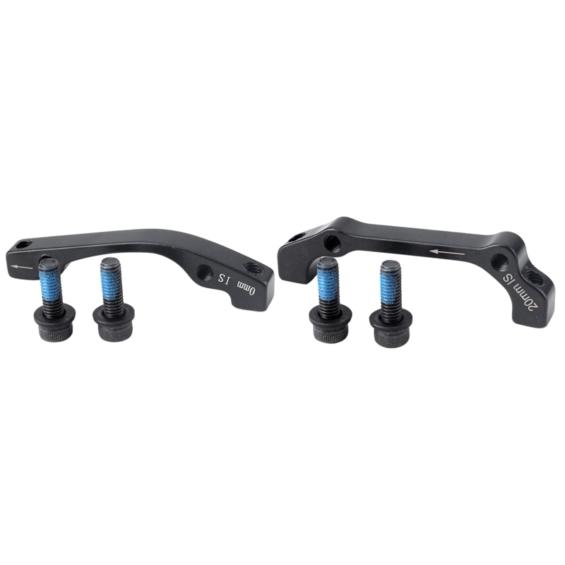 2 Juego de adaptador de montaje de pinza de freno de disco Is/Post para Shimano Hayes Mtb, 1 juego delantero 180Mm trasero 160Mm y 1 juego delantero 160Mm trasero 140M: Default Title