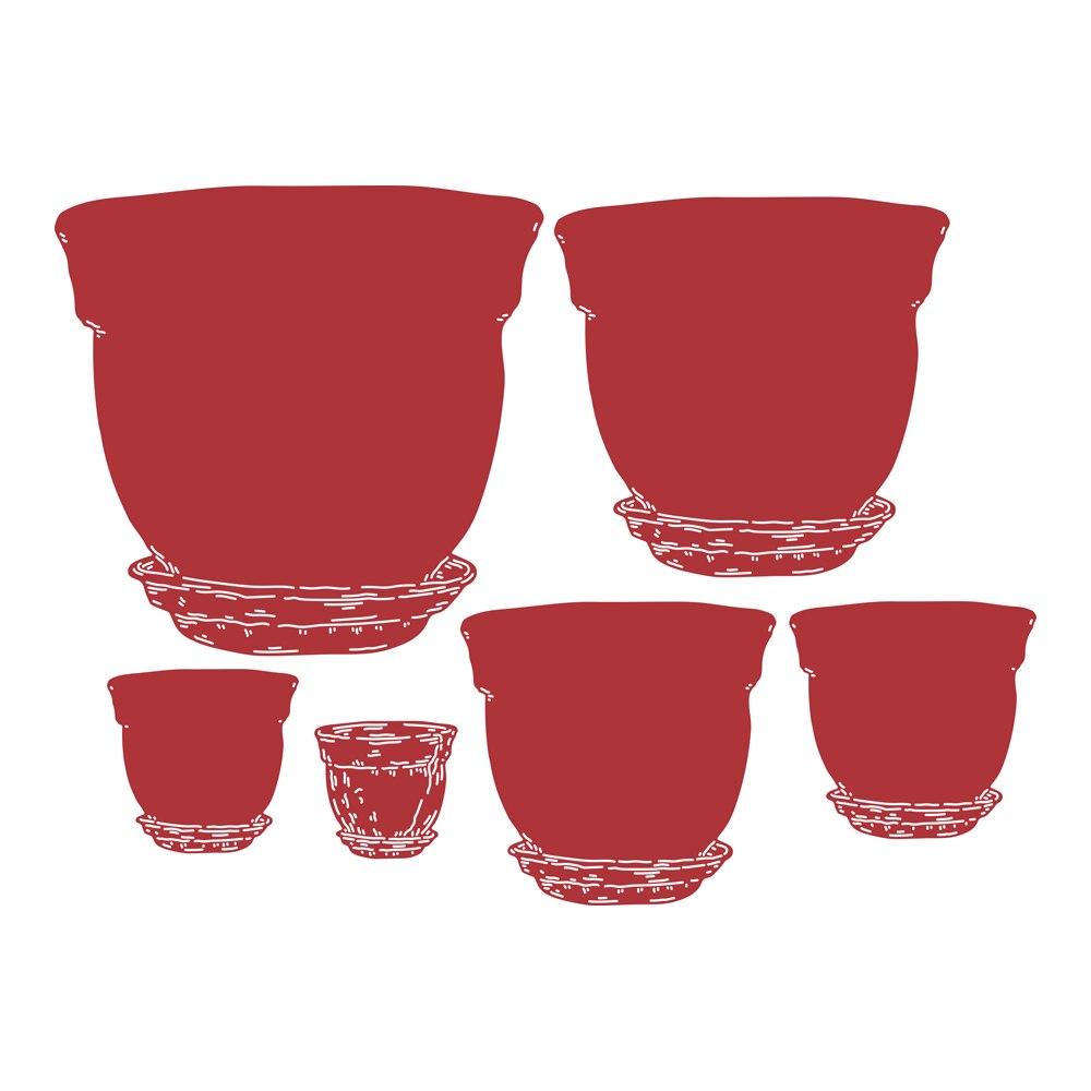 Crafts Two Red Robins Chipped Metal Cutting Die Set Scrapbook Paper Diary Decoration Embossing Template DIY Greeting Card: Default Title