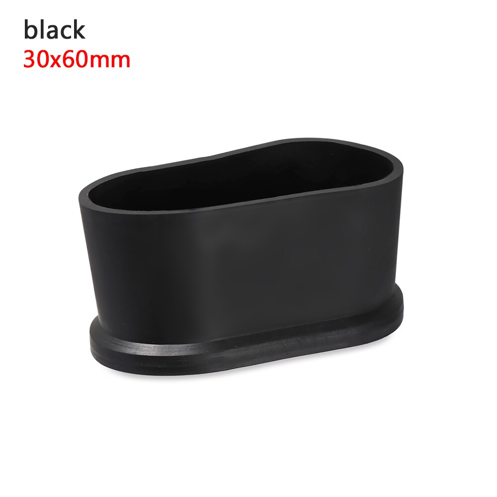 40 stücke Oval Stuhl Bein Kappen Füße Schutz Pads Möbel Tisch Abdeckungen Socken Staub Abdeckung Nicht-Unterhose Möbel Nivellierung füße: schwarz 5