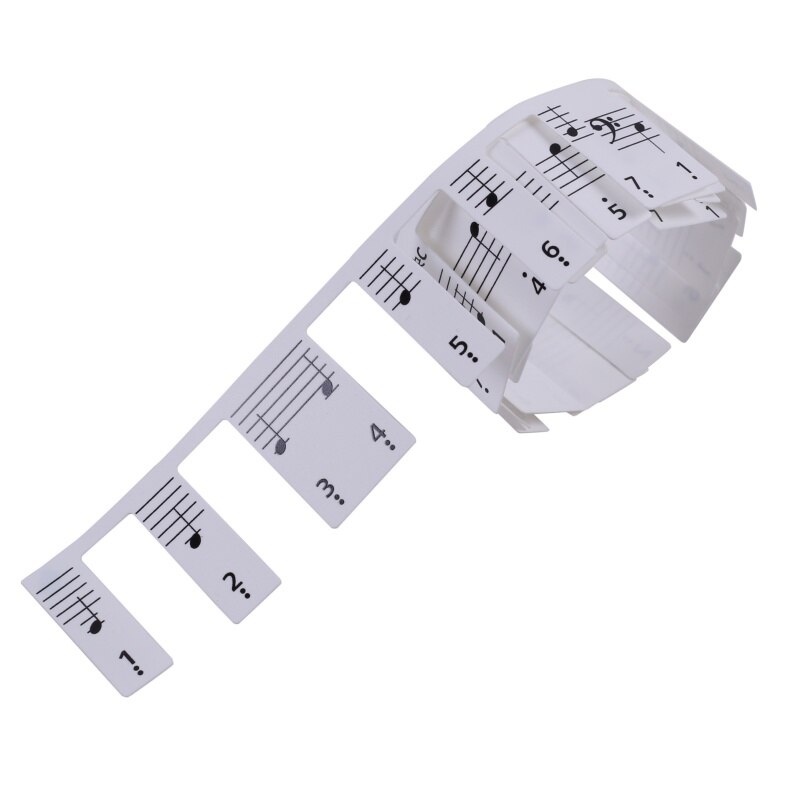 Pegatina de Tono de teclado de Piano grande/vertical/eléctrico, 88/61 teclas, pegatinas de notación de personal Musical, novedad, sin pasta