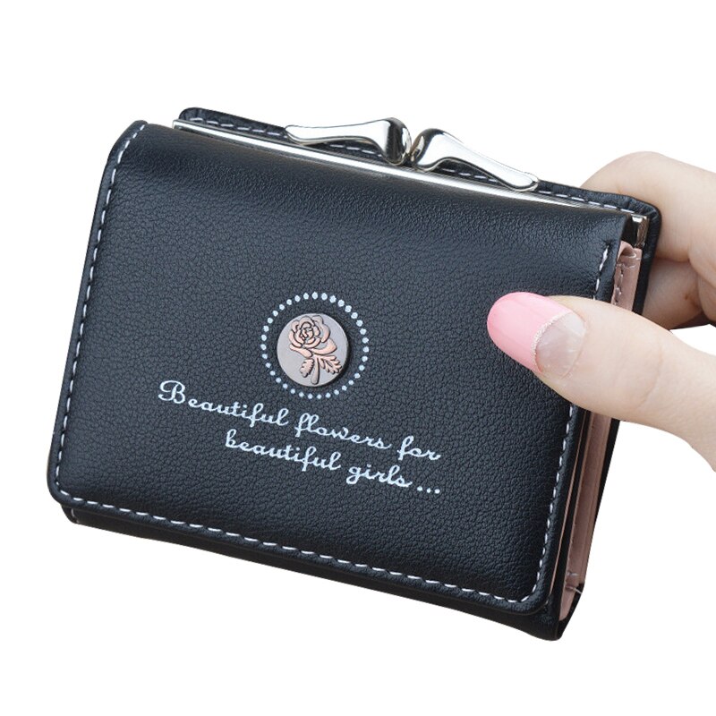 Small Women Wallet Animal Short Women's Wallet Card Holder Girls Mini Wallet Woman Lady Coin Purse for Female Clutch Bag