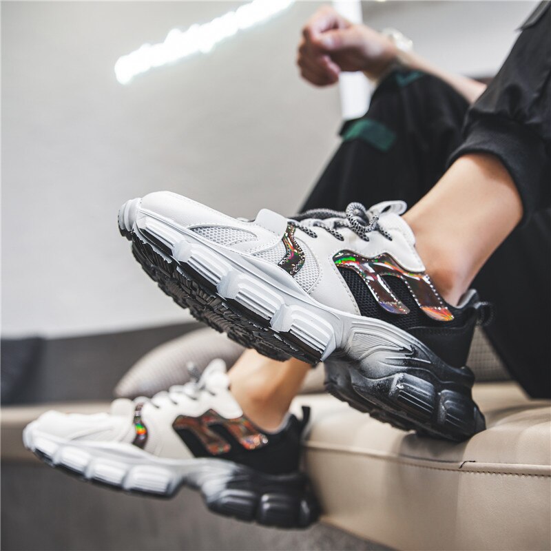 Koreaanse stijl trendy sportschoenen, sportschoenen, comfortabel en schokabsorberend