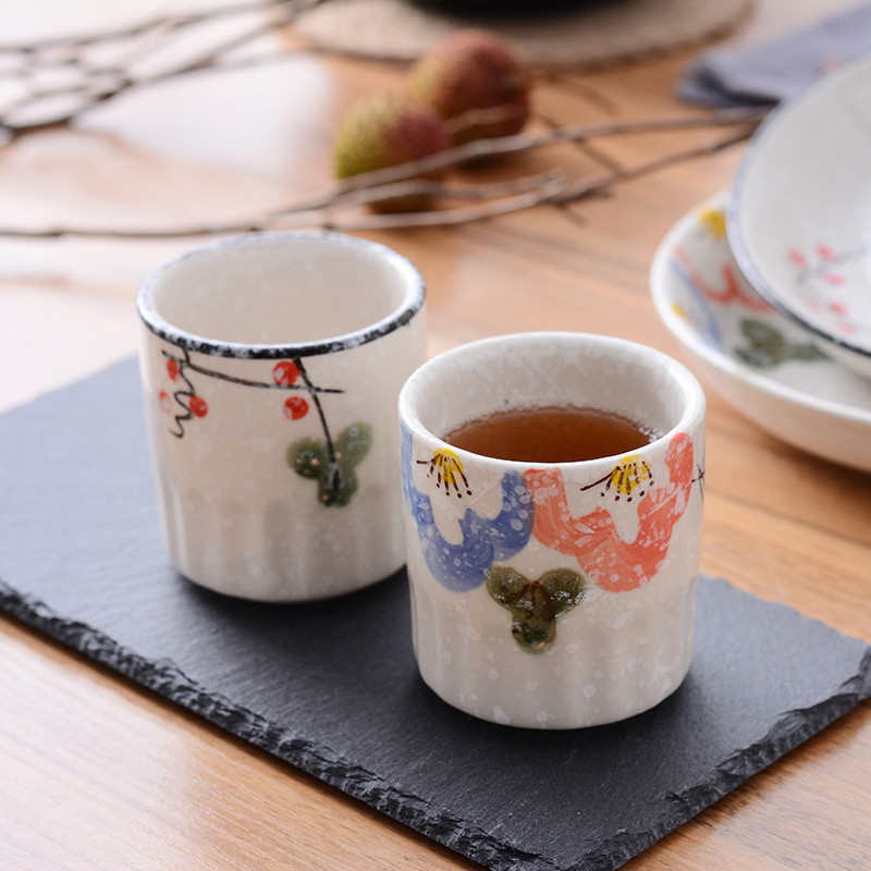 Japansk keramisk tekop til puer tekopper porcelæn enkel porcelæn te krus