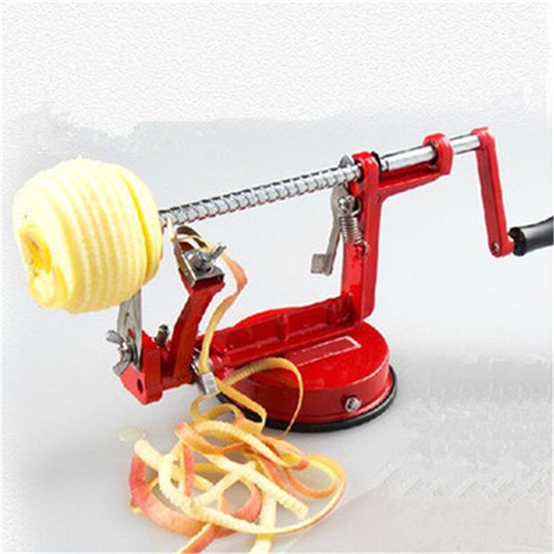 1Set 3in1 Rvs Fruit Tool Apple Slinky Machine Peeler Fruit Cutter Slicer Keukengerei Apple Peeling Machine Thuis Tool