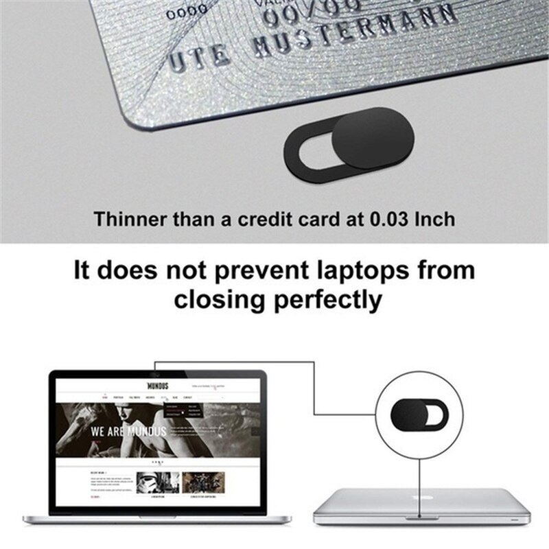 3 6 9 12 PACK Universal Webcam Shutter Laptop Phone Front Web Camera Cover Slider Ultra Thin Portable Privacy Sticker Protection