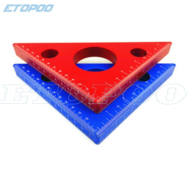 Aluminum right-angle ruler carpentry triangle height meter imperial Metric DIY tool carpentry tool