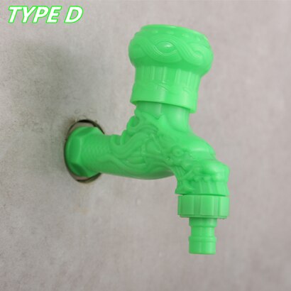 Thuis Wall Mount Bibcock Decoratieve Outdoor Tuin Kraan Wasmachine Mop Badkamer Kraan WC Plastic Kranen Torneira: B035