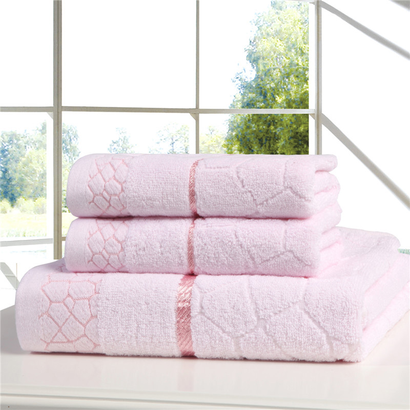 Handdoeken 3 Stuk Bad Handdoeken Sneldrogende Machine Wasbaar 100% Katoen Set Badkamer Lichtgewicht Zachte 28 "X 55"