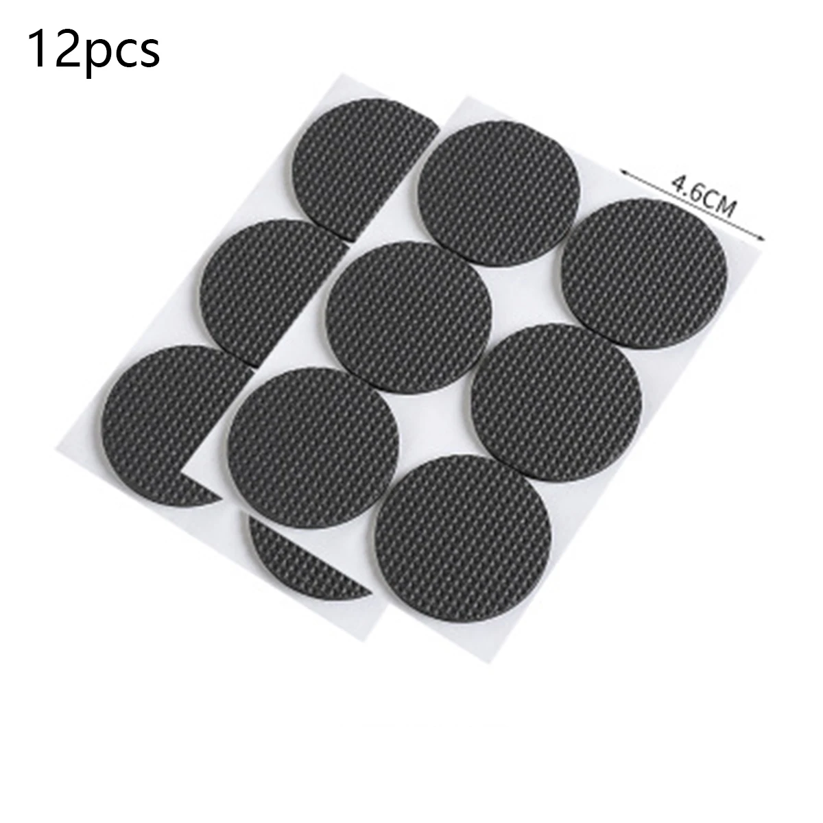 Tafelpoot Mat Protector Rubberen Pads Peeling Sticker Antislip Stoelpoot Sofa Tafel Voeten Mat Rond/Vierkant 2-48 Stuks: Heldere Gouden