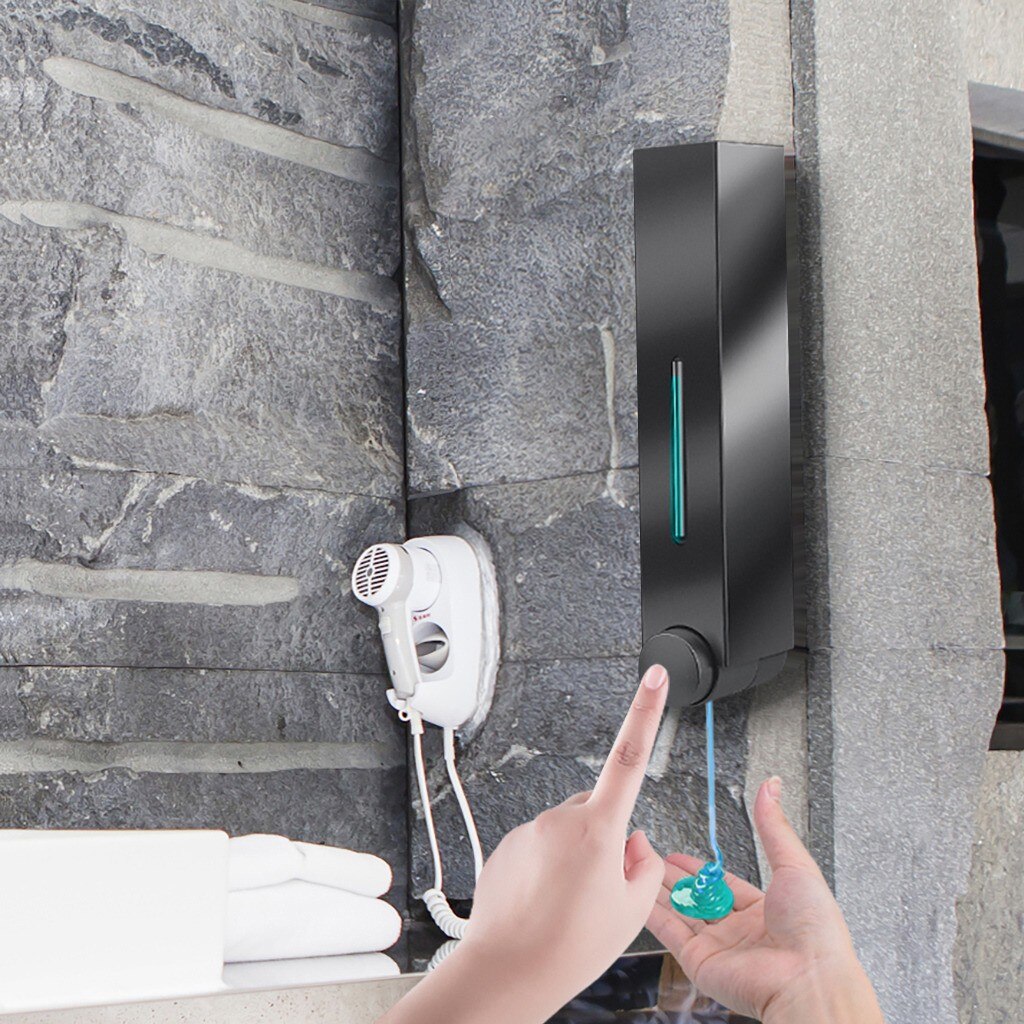 #55 Wall Mount Washing Lotion Soap Shampoo Hand Sanitizer Dispenser 420ml One-cup Liquid Soap Dispenser Дозаторы Жидкого Мыла