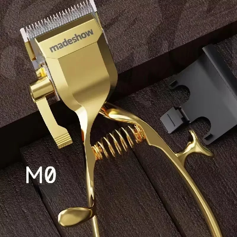 Madeshow cortador de cabelo de remoção de cabelo, máquina de cortar cabelo manual profissional corpo de metal completo, aparador de cabelo de mão, ferramentas para barbeiro madeshow