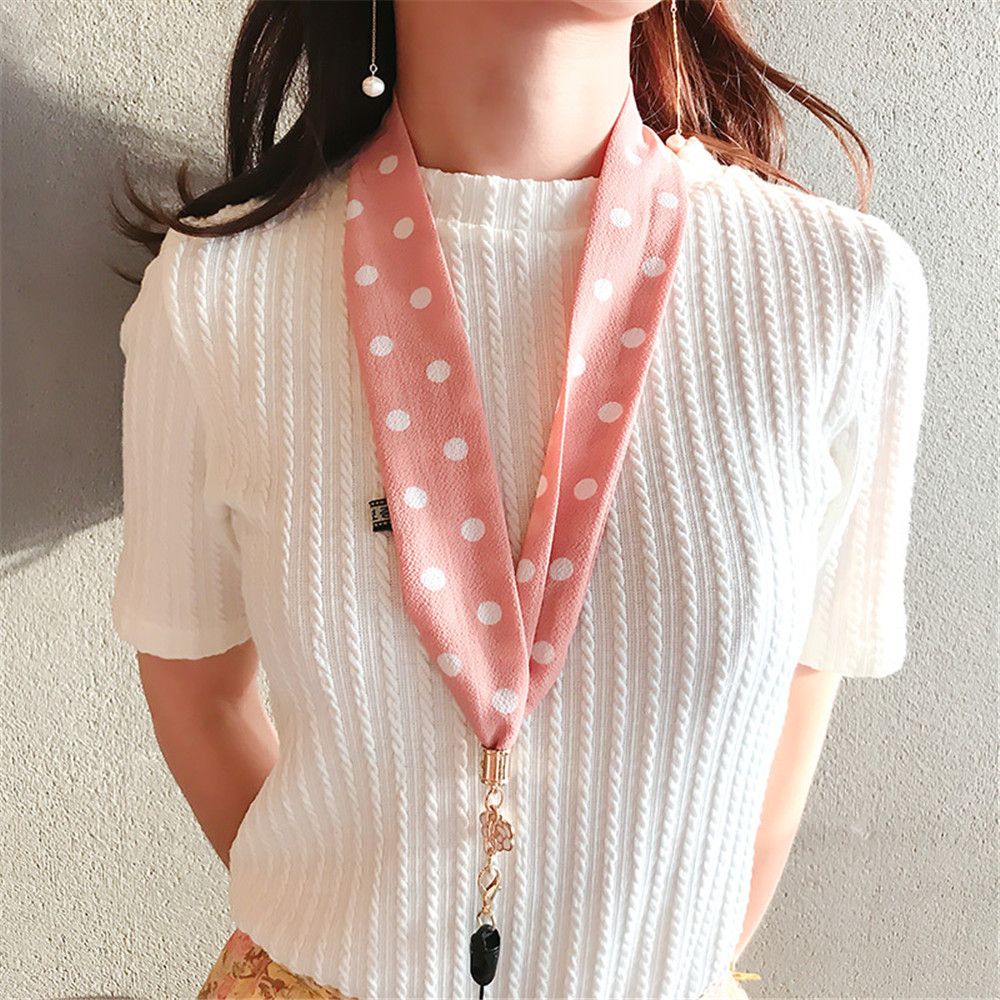 Chiffon Wide Neck Strap for ID Card Mobile Phones Ribbon Lanyard Hang Rope Badge Holder Portable Key Chain Holder
