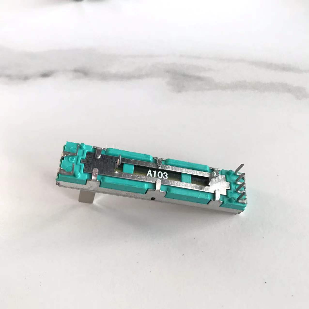 45Mm 4.5Cm Reizen 30Mm Mixer Volume Slider Fader Dubbele Potentiometer Schakelaar A10K A20K A50K B10K B20K B50K-10PCS/Lot: A10KX2