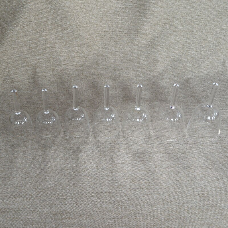 HF 4" Clear Crystal Singing Bowl With Handle For Enjoying Relax