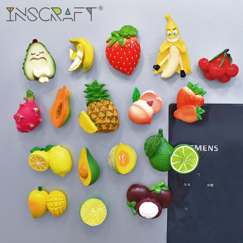 Decorative Refrigerator Magnet Funny Resin Kitchen Fridge Magnets Cute Whiteboard Locker Magnets for Boys and Girls