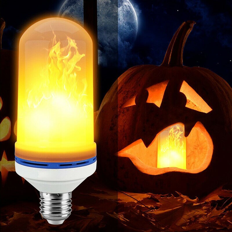 Neue LED Flamme Wirkung Feuer Glühbirne E26 E27 Flackern Flamme Lampe Simulierte Heimat Dekor Neon- Lampen Romantische Atmosphäbetreffend