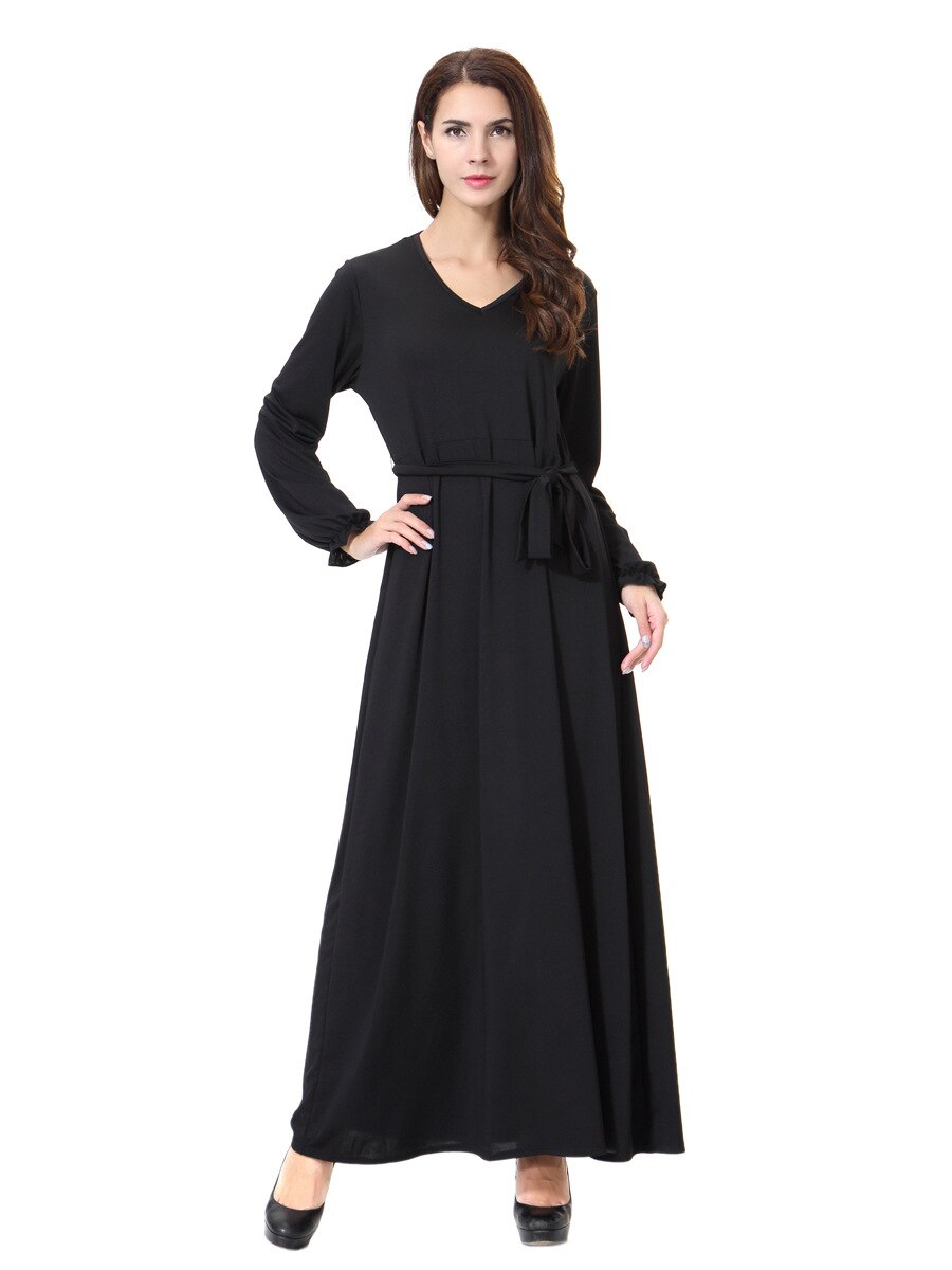 Islamitische Abaya Jurken Vrouwen Arabische Dames Caftan Kaftan Maleisië Abaya Dubai Turkse Dames Kleding Vrouwen Moslim Jurken