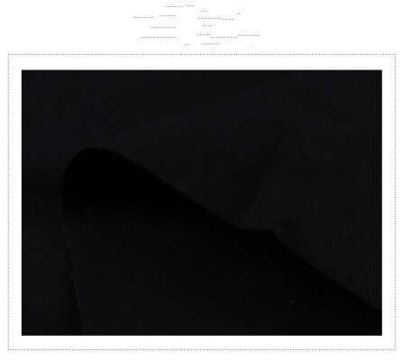 100% Cotton denim Fabric DIY sewing clothing making fabric: Black