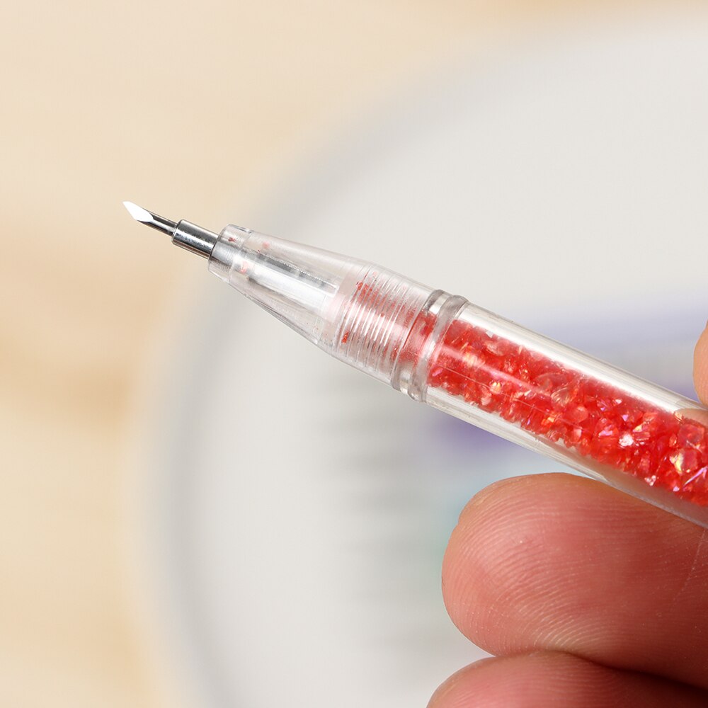 Kleurrijke Draagbare Graveren Pen School Papier Mes Diy Notebook Papier Carving Pen Mes Snijgereedschap Kantoor School Briefpapier