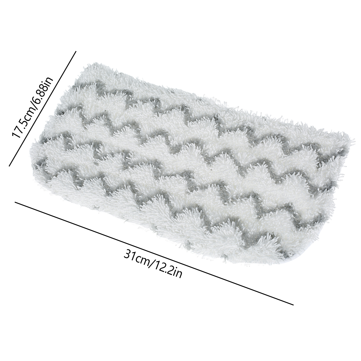 4/8/12 st. ersättningsdynor för ångmopp, återanvändbara, tvättbara och mjuka rengöringsdynor av mikrofiber, kompatibel med shark ångmopp, stark absorbering.