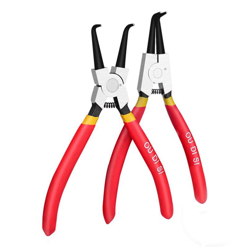 7in Heavy Duty Snap Ring Pliers for Removal Retaining Clip External Internal Circlip for Engine Repair 1PC
