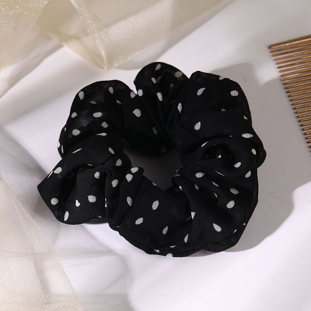 FAMSHIN nouvelle grand intestin bandeau chouchous femmes Daisy élastique bandes de cheveux dentelle gomme cheveux cravate queue de cheval tenir coiffe: AGH950710