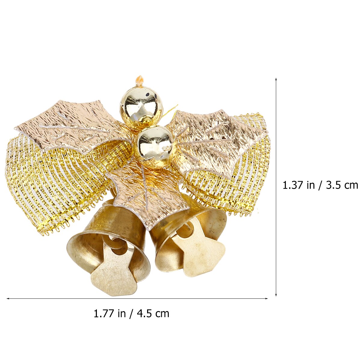 6 sztuk kokardka bożonarodzeniowa tkaniny łuki tkaniny dekoracyjne mini wstążka węzłów drzewo Bowknot wykwintne tkanina dekoracyjna Bowknots boże narodzenie drzewo łuki