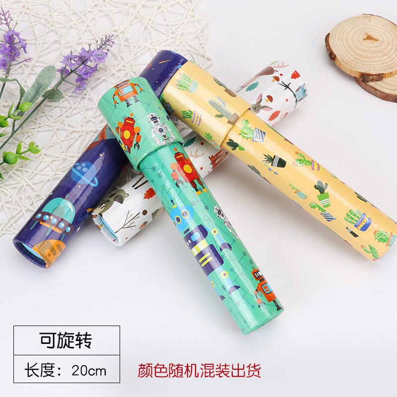 Große Kaleidoscopes Kinder Spielzeug Rotation Einstellbar Kaleidoskop Phantasie Farbe Welt Pädagogisches Spielzeug Für Kinder Kindergarten spielzeug: 20cm