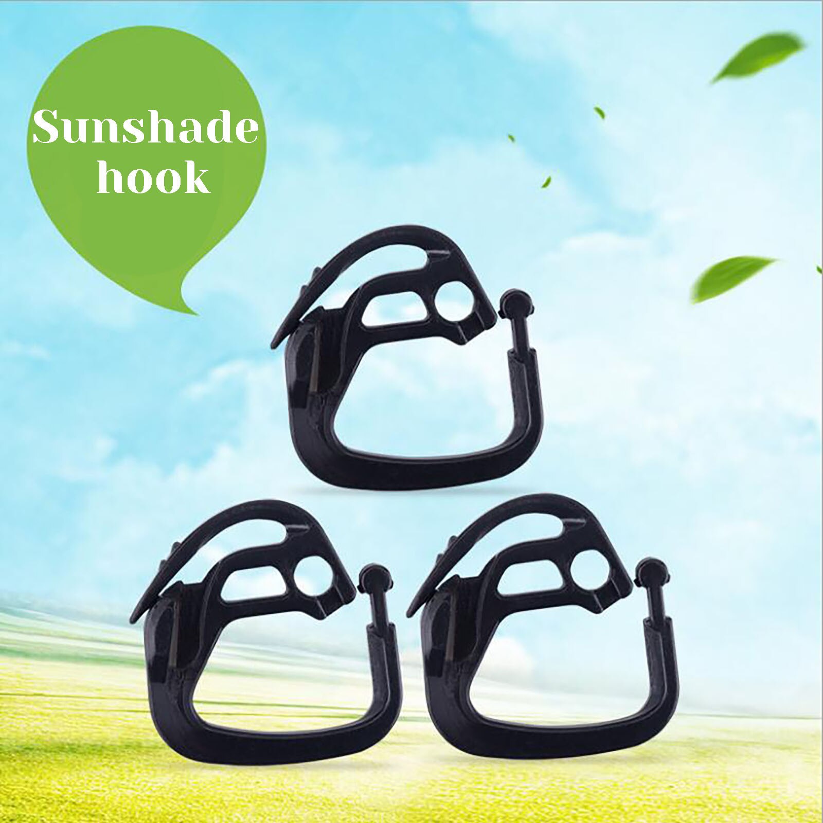 50pcs Shading Net Hook Agriculture Greenhouse Sunshade Net Accessories Outdoor Fence Curtain Line Hooks Holder Garden Supplies