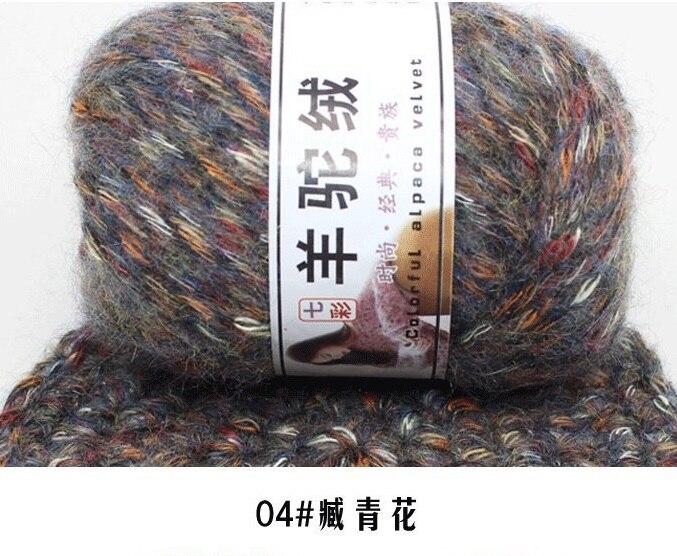 Mylb – mélange de fils tricotés en Laine, 50g/boule, épais, cachemire, pour tricot à la main, pull, chapeau, Laine, fil de crochet: 4