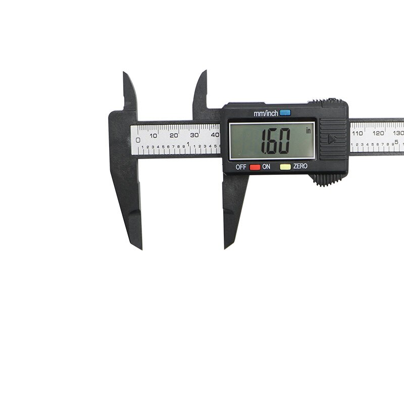 shahe 0-150 mm Plastic LCD Digital Electronic Vernier Caliper Carbon Fiber Vernier Caliper Measurement Tools