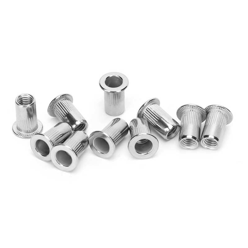 stainless steel insert for hardware repair tools metric threaded inserts Stainless Steel Rivet Nut Ribbing Fastener