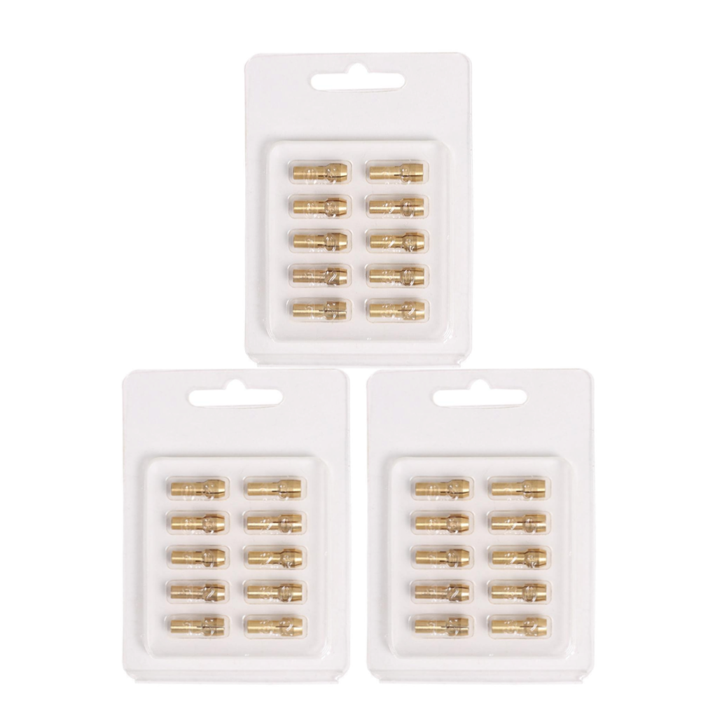 Brocas de taladro de 10 piezas, Mini Portabrocas de latón para herramienta rotativa Dremel, 4,3mm de diámetro, 0,5mm-3,2mm, accesorio eléctrico: Naranja