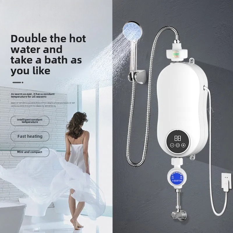 Instant Boiler 220V 4500W Draagbare Elektrische Kachels voor Badkamer Warm Water Douche en Thuis Keuken Verwarming